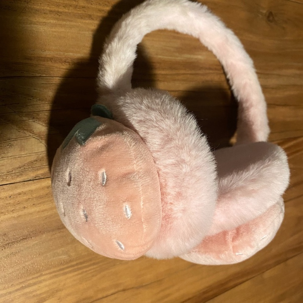 strawberry earmuffs